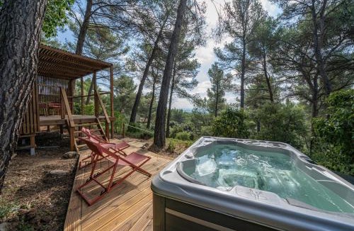 Saint-Marc-Jaumegarde Bed & Breakfast | Le Chant des Pins Lodge & Spa Tour de Keyrié
