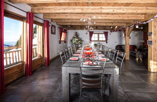 Bisanne 1500 Ski Chalet | Les Saisies/HIGH STANDING Chalet 15 pers with SPA Fireplace and Mont Blanc view