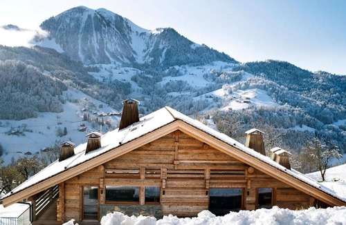 Manigod Ski Chalet | Lodge Les Murailles 800 m of Private Alpine Living Manigod La Clusaz