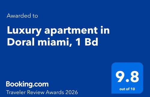 Doral Apartment | Luxury apartment in Doral miami, 1 Bd
