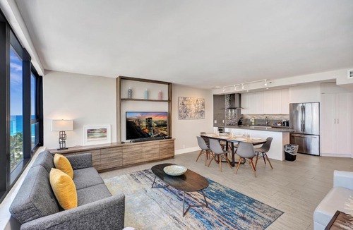 Mid Beach Apartment | Luxury Condo with Resort Amenities Pools Gym and Sauna 804
