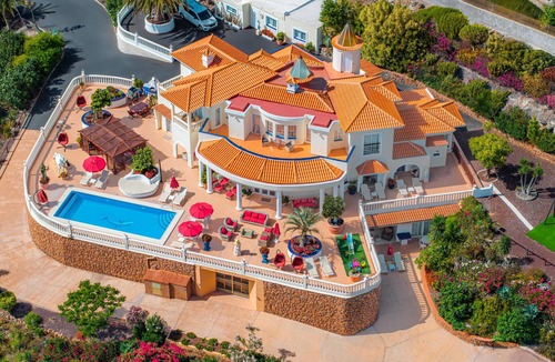 Adeje Villa | Luxury Villa Adeje | Heated Pool, Cinema, Gym & Panoramic Sea Views, Privacy