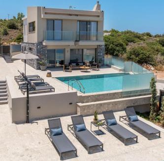 Atsipópoulon Villa | Luxury Villa AQUA with 2 Private Pools