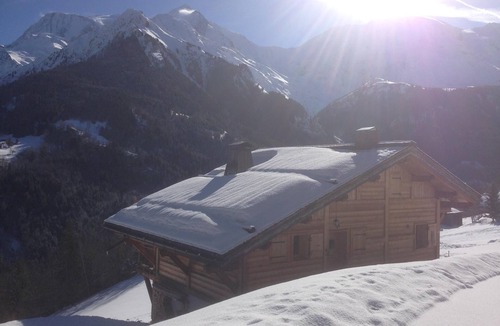 Saint-Nicolas-de-Veroce Ski Chalet | Magnificent chalet with luxury features for 9 people - incredible view