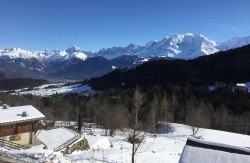 Cordon Apartment | Magnificent and charming apartment, unique view of the Mont Blanc range