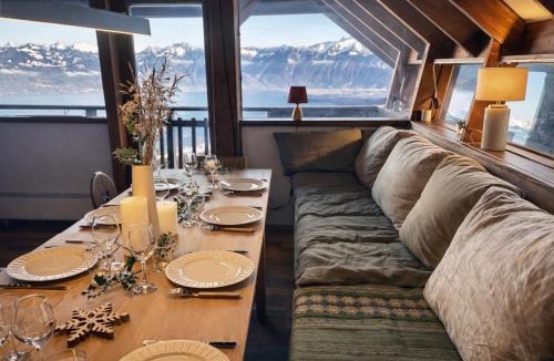 Thollon-les-Memises House | Magnifique Chalet Avec Vue Panoramique sur le Lac Léman