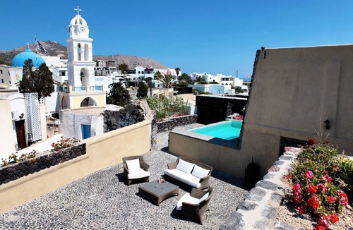 Megalochori Villa | Mansion Kyani- Spectacular Santorini villa- Car included- Private & Spacious