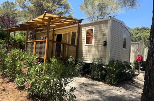 Callas House | Mobilhome PRESTIGE Premium 2026 - 3 bedrooms + Air conditioning + Dishwasher + TV 6 persons