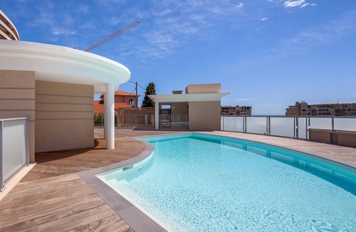 Beausoleil Apartment | Monaco à pied - Piscine et vue mer