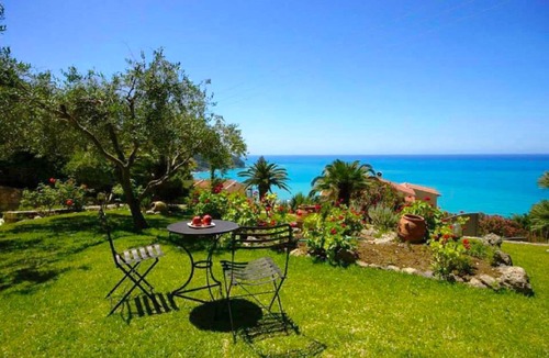 Agios Gordios Apartment | Natalia Loft Apartment C with panoramic sea views of Agios Gordios bay
