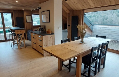 Abondance Apartment | New 4-Room Mountain-Style Apartment in Abondance