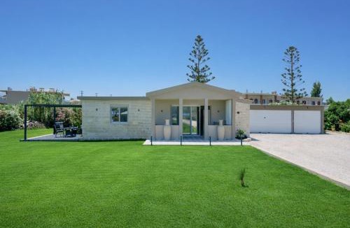 Kolymvari Villa | New Beachfront villa Six Stars in Chania,close to the beach & amenities