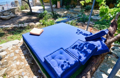 Agios Kirykos Apartment | New,uniquely cozy!Waterfront garden, steps to beach: youtube vid:ENALIA IKARIA