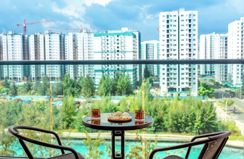 Farukolhufushi Island Apartment | Ocean Art Escape- 2 bedroom apartment with pool and gym