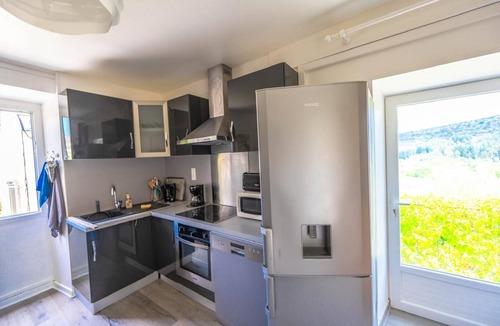 Chassagnes House | Old stone village house close to the river and les Vans
