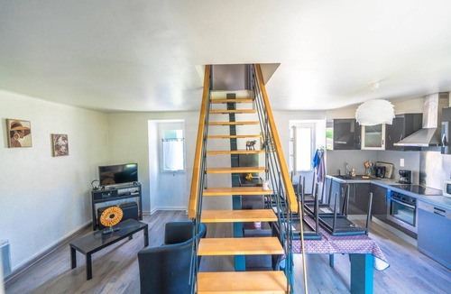 Chassagnes House | Old stone village house close to the river and les Vans
