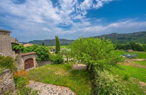 Chassagnes House | Old stone village house close to the river and les Vans