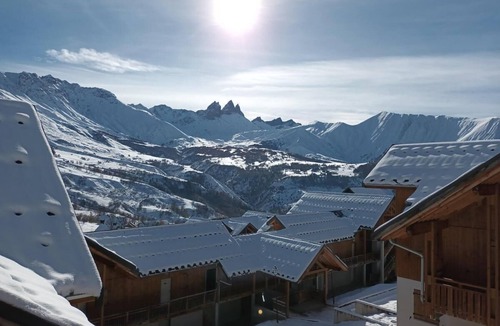 Albiez-le-Vieux Apartment | Parking, tv, ski locker, 48m², Albiez Montrond