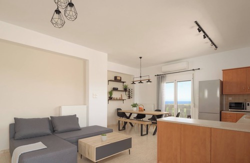 Rethymno Villa | Perivoli SeaView Cottage, a Rural Bliss of Nature, Close to tavernas & beach