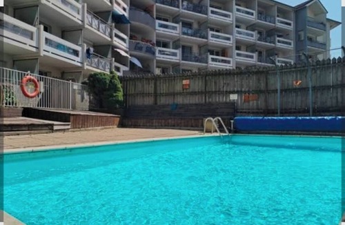 Allevard Apartment | Renovated furnished T2 - Facing the thermal baths - Balcony & swimming pool