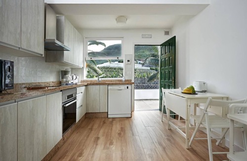 Garachico Apartment | Sabinas Playa House inside of banana plantation with ocean view
