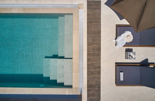 Neromilos Villa | Sea Side LaLune Villa, with Heated Pool & Spa Whirlpool