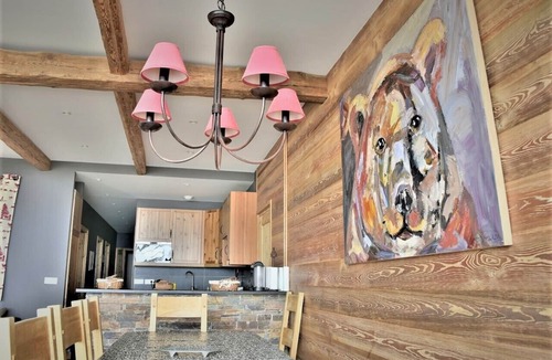 Tignes le Lac Apartment | Ski-In Apartment - Breathtaking Mountain Views - Sauna, Home Theater, 12 Guests