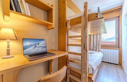 Meribel-Mottaret Apartment | Ski-In Out Mountain Apt with Balcony in Meribel