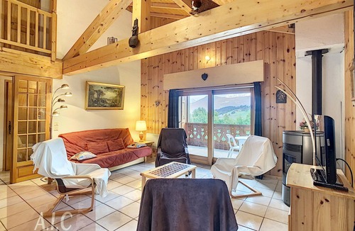 Combloux Apartment | Spacious 110m² Duplex 3 Bedrooms with Balcony & Terrace