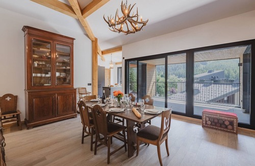 Argentiere Apartment | Spacious penthouse with mountain view - 8 guests