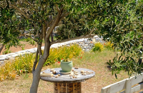 Naxos Apartment | Studio Apartment 'Nymph Stone House with Garden' with Private Terrace, Wi-Fi and Air Conditioning