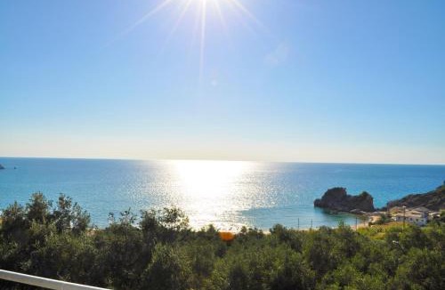 Parelia Apartment | Studio Apartments with large swimming pool and Sea view at Pelekas Beach, Corfu
