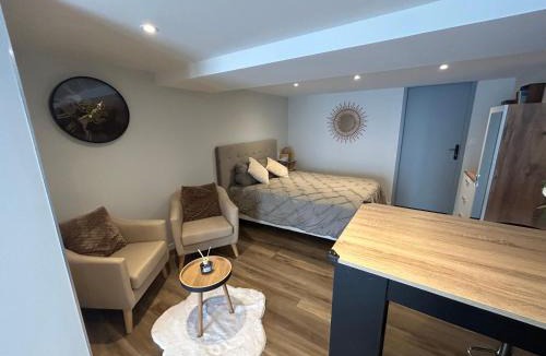Villargondran Apartment | Studio aux pieds des stations, vélos, motos et rando