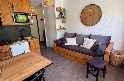 Prapoutel Apartment | Studio cabine 24m² au pied des pistes avec balcon - FR-1-557-115