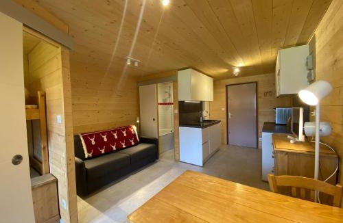 Abondance Apartment | Studio calme proche centre Abondance, balcon Sud, casier à skis, parking - FR-1-692-84