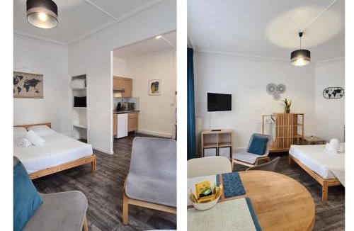 Montlucon Apartment | Studio charmant et central