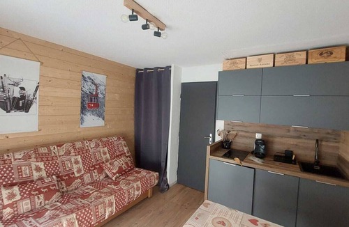 Les Contamines-Montjoie Apartment | Studio near lifts/wifi/smart TV/parking