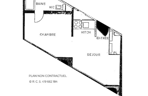 Les Menuires Apartment | Studio Les Menuires, 1 pièce, 4 personnes - FR-1-452-48