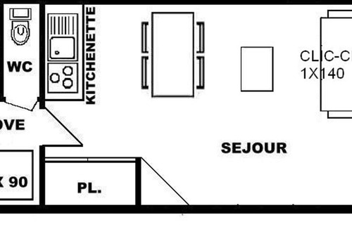 Les Saisies Apartment | Studio Les Saisies 4 pers proche commerces, exposition sud - FR-1-594-147