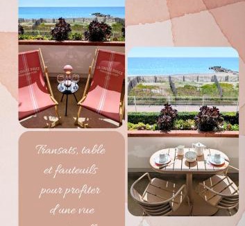 Frontignan Apartment | Studio Vue mer, Piscine, Wifi, Climatisation, Parking privé, Terrasse 1ère ligne - La Coulée Douce