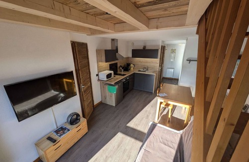 Areches Apartment | Sunny Mountain Duplex, 4 Guests, Pool, Central Village Location
