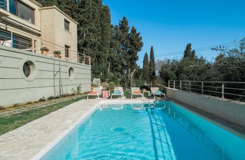 Benitses Villa | Terra e Mare Seaview Villa with Private Pool & Beach access