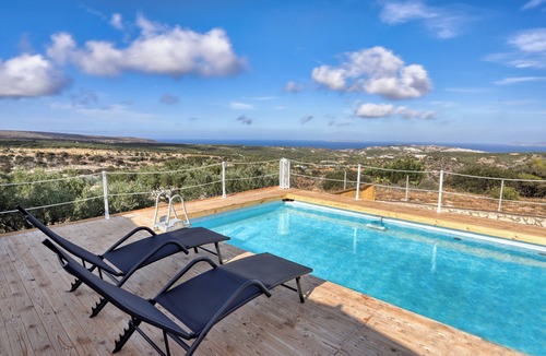 Sitia Villa | Theasis Serenity Residence, Secluded Private Pool Retreat with Sea View