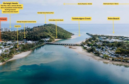 Burleigh Heads Apartment | Top Floor in Burleigh Pool Parking Walk To Beach
