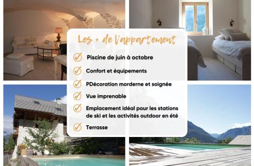 Les Vigneaux Apartment | Très bel appartement, Parc national des Écrins, piscine et terrasse