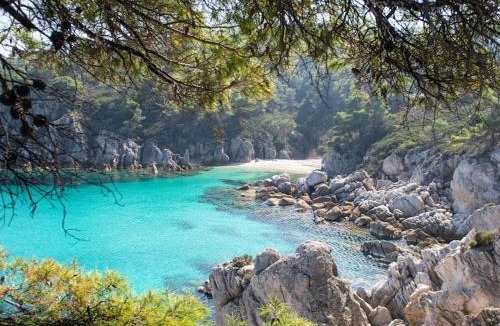 Sikia Apartment | Traditionelles Appartement ATHOS SHADOW 2 am Meer