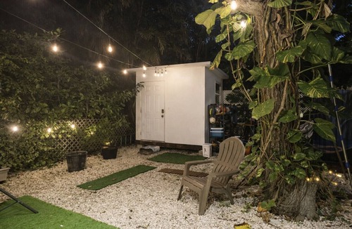 Midtown House | Tropical Wynwood Tiny House Oasis w/Private Garden & Hot Tub