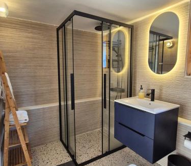 Isthmia Apartment | Vacation Unit - Private Terrace, Steps from Sea