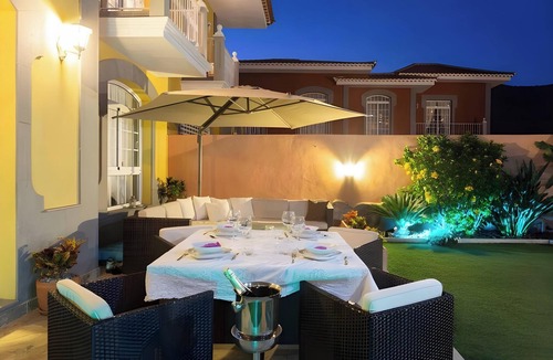 Costa Adeje Villa | Vacation Villa 'Tenerife Luxe' with Mountain View, Wi-Fi and Air Conditioning
