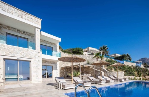 Zerviana House | Villa Gardenia, pool, sea view, BBQ, luxury, quiet